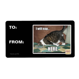 Étiquette Je vais faire la sieste ici