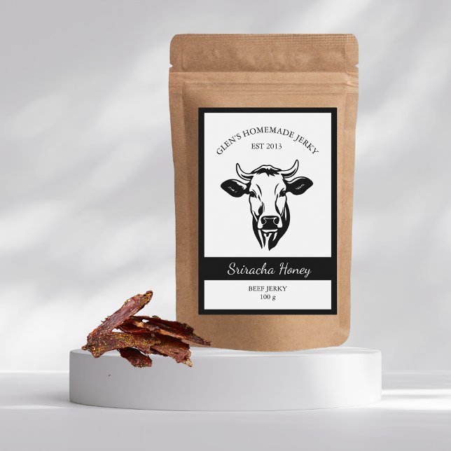 Étiquette Jerky de boeuf (Créateur téléchargé)