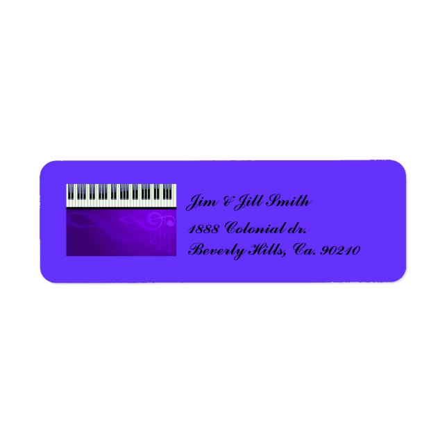 Étiquette Jeu de couture clavier (Devant)