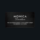 Étiquette Jeu d'engagement Chalkboard & Script moderne<br><div class="desc">Design "Modern Chalkboard & Script Engagement Party Photo" par Titan Studios.</div>