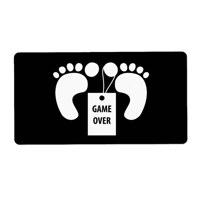 Étiquette Jeu terminé (Devant)