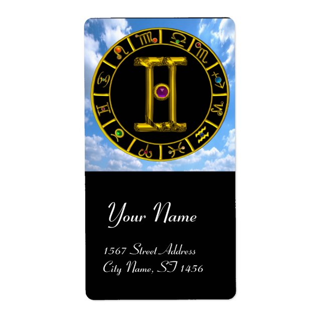 Étiquette JEWEL Purple Alexandrite (Devant)