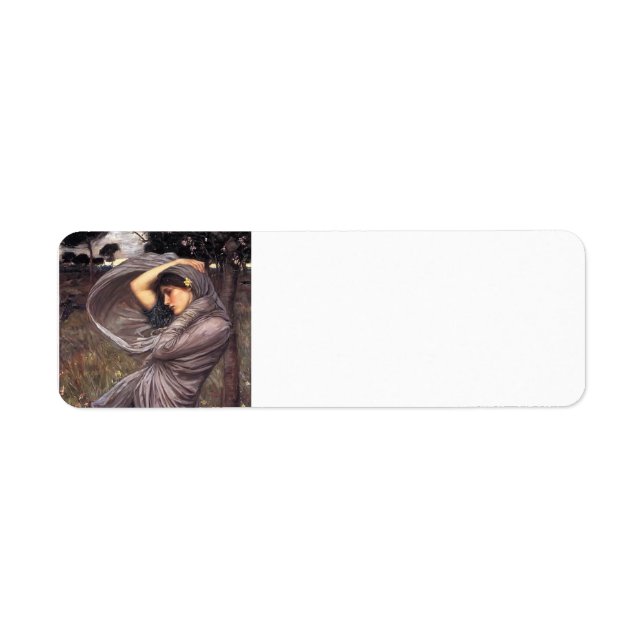 Étiquette John William Waterhouse - Boreas (Devant)