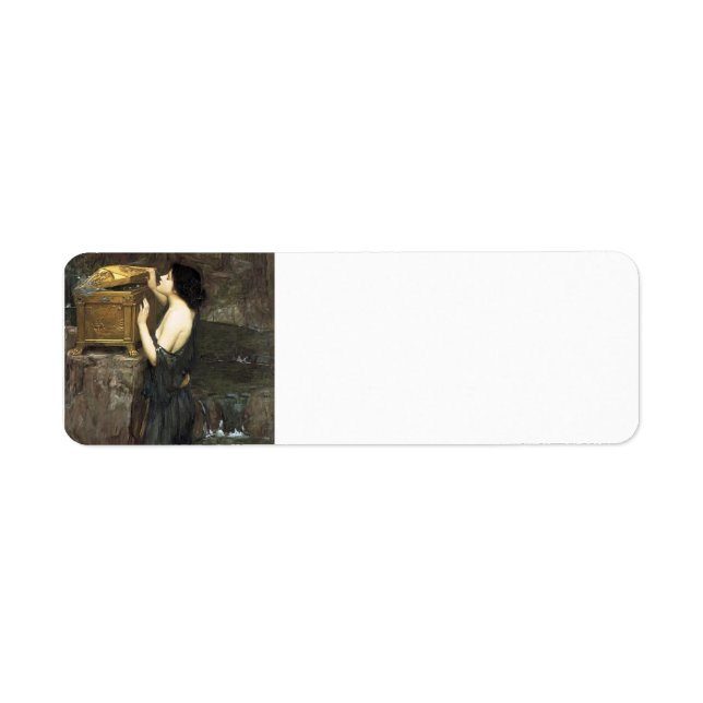 Étiquette John William Waterhouse - Pandora (Devant)