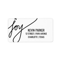 Joie Décontractée Typographie Noire vacances