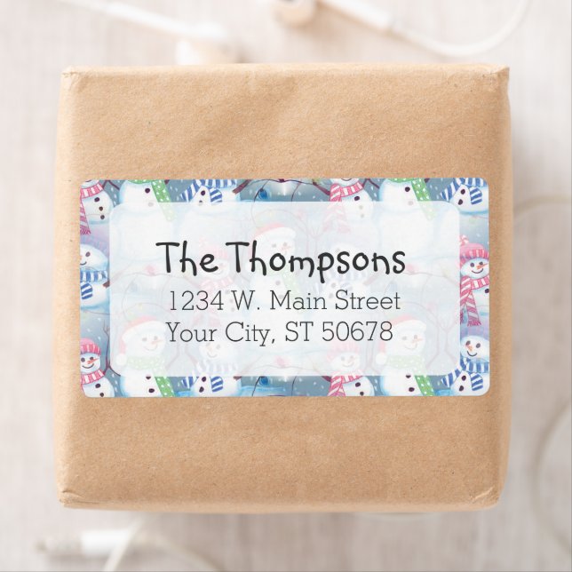 Étiquette Joli Amusement Funny Noël Vacances Motif (En situation)