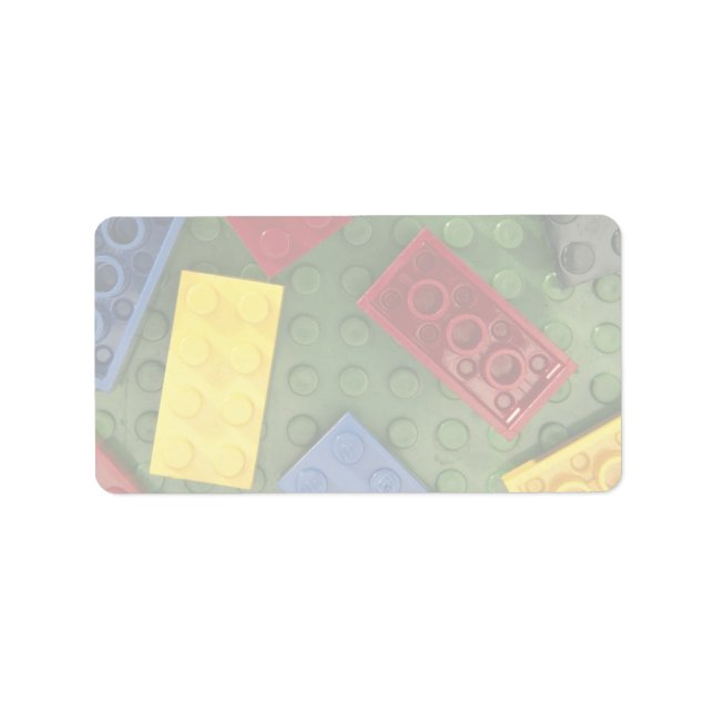 Étiquette Jouets colorés pour enfants (Devant)