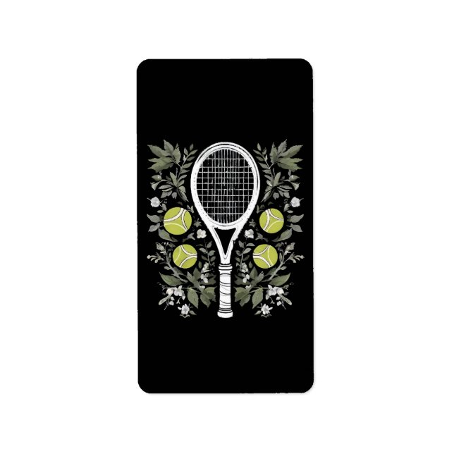 Étiquette Joueuse de tennis (Devant)