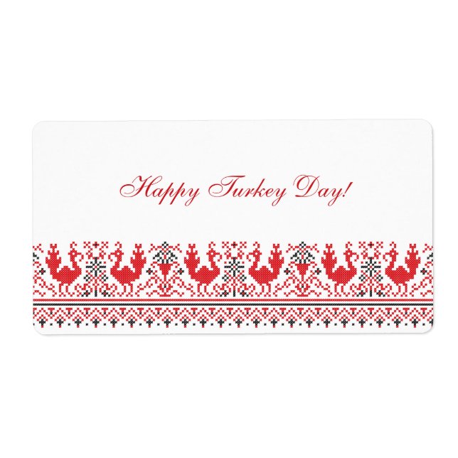 ÉTIQUETTE JOUR DE LA TURQUIE FOLKLORE (Devant)