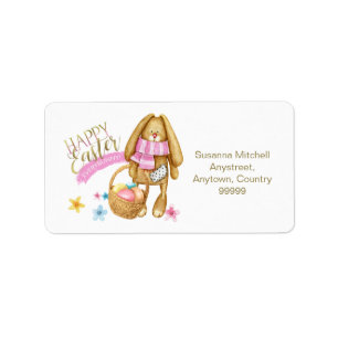 Étiquette Joyeuses Pâques Everybunny ID640