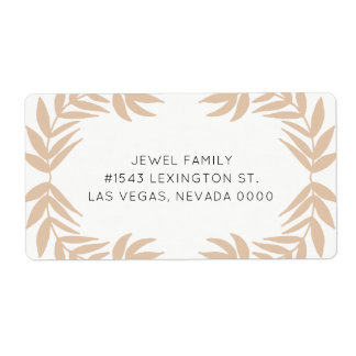 Étiquette Joyeux Feuilles