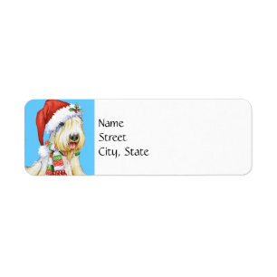 Étiquette Joyeux Howlidays Sealyham Terrier