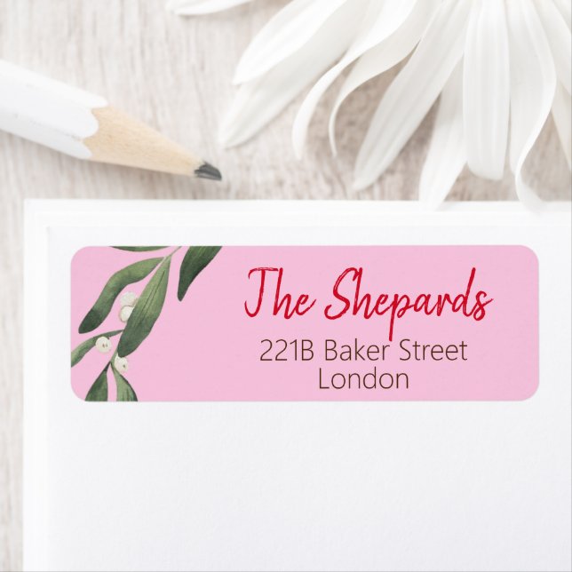 Étiquette Joyeux Noël (En situation)