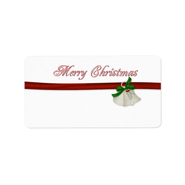 Étiquette Joyeux Noël (Devant)