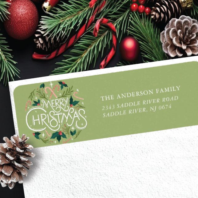 Étiquette Joyeux Noël (Créateur téléchargé)