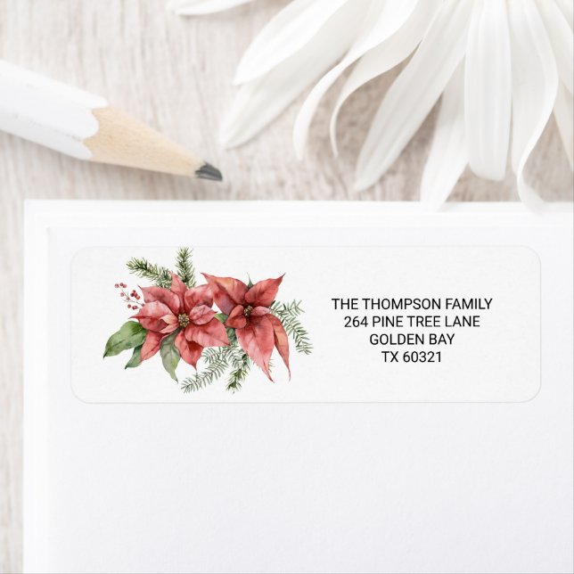 Étiquette Joyeux voeux de Noël pour la famille jote Noël ret (En situation)