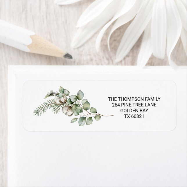 Étiquette Joyeux voeux de Noël pour la famille jote Noël ret (En situation)