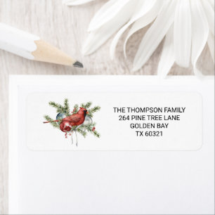 Étiquette Joyeux voeux de Noël pour la famille jote Noël ret