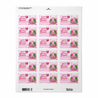 Étiquette Jump and Play Birthday Invitation Photo Card 