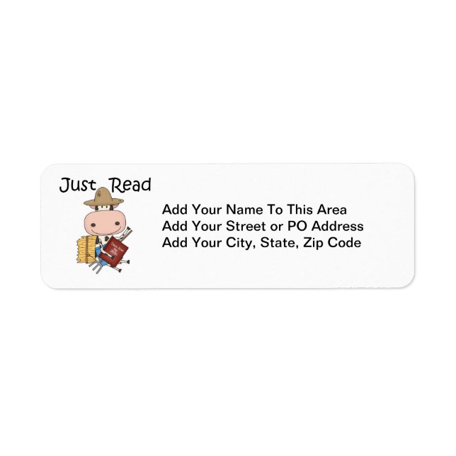 Étiquette Juste lu (Devant)