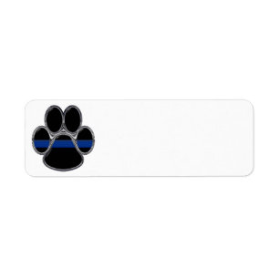 Étiquette K-9 amincissent Blue Line