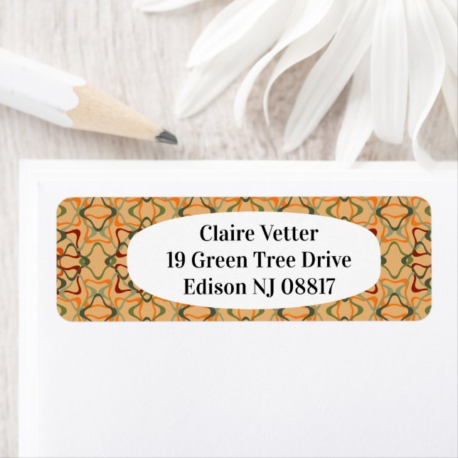 Étiquette Kaleidoscope (En situation)