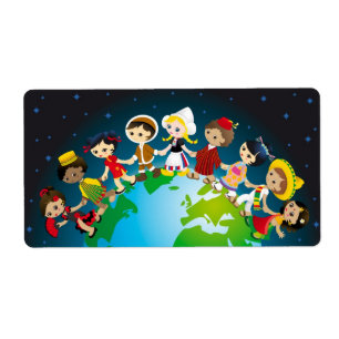 Étiquette Kidz du monde