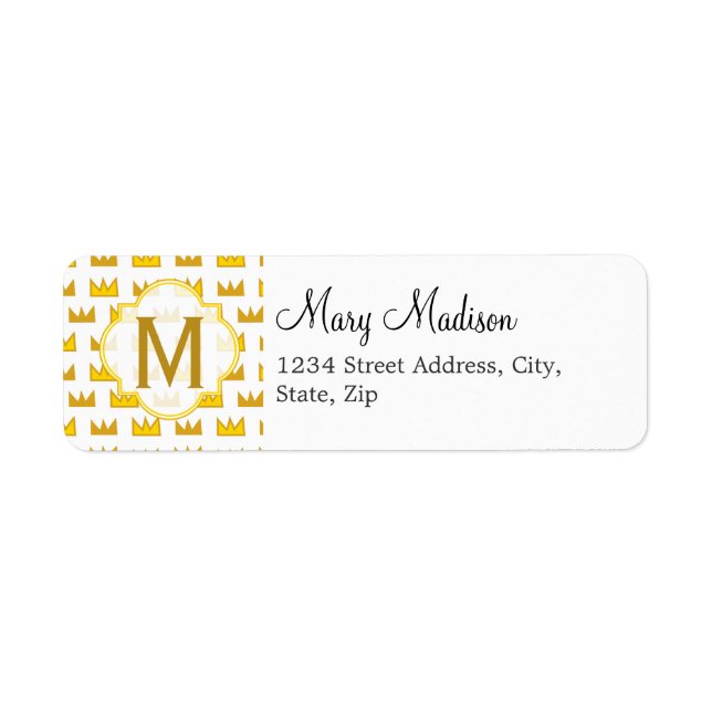 Étiquette King Crown Art (Devant)