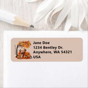 Étiquette KiniArt Goldendoodle Chiot