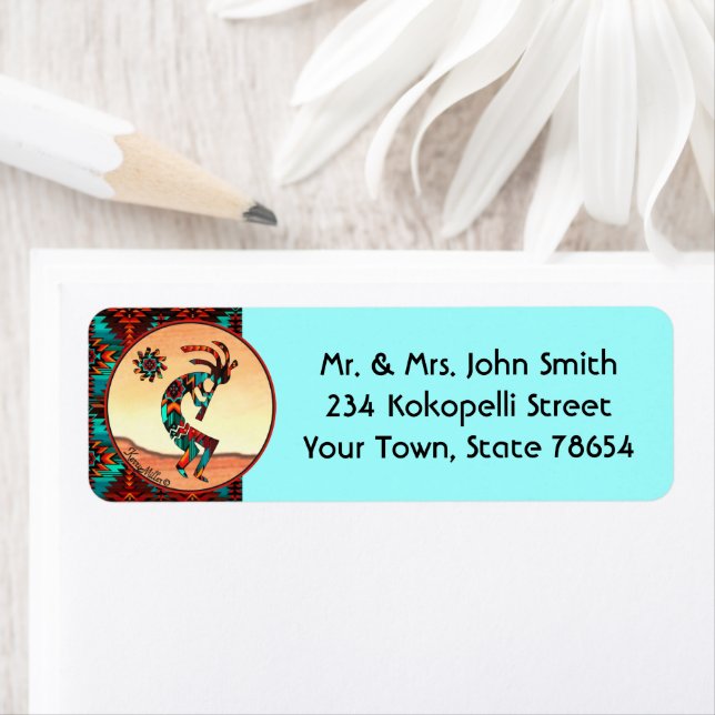 Étiquette Kokopelli (En situation)