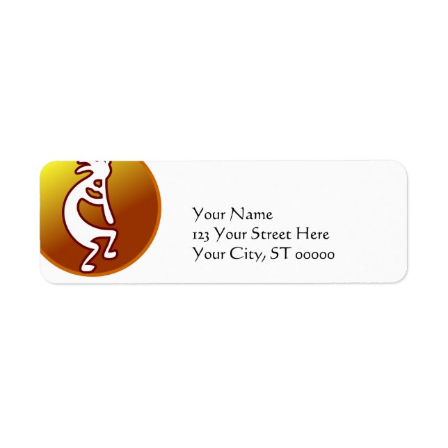 Étiquette Kokopelli (Devant)