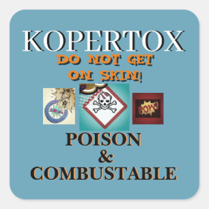ÉTIQUETTE KOPERTOX POUR FLACON PULVÉRISATEUR