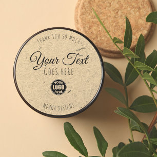 Étiquette Kraft personnalisé Vintage simple tendan