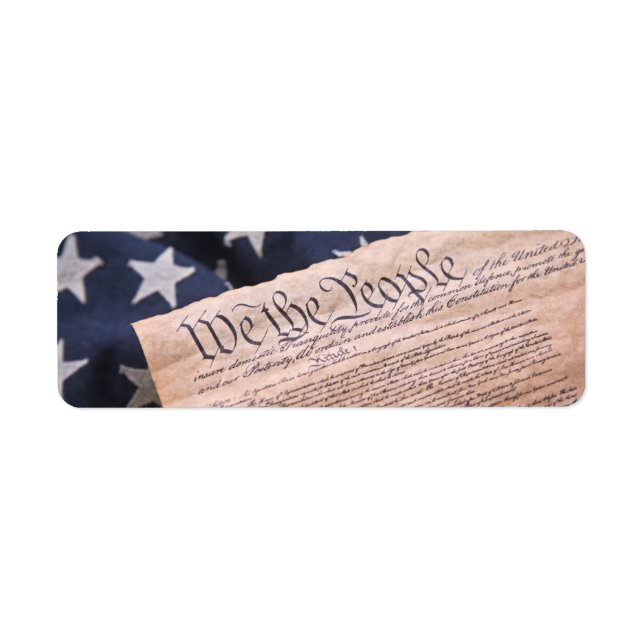 Étiquette La Constitution (Devant)
