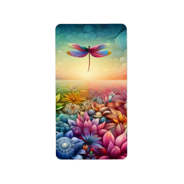 Étiquette La Danse de la libellule (Devant)