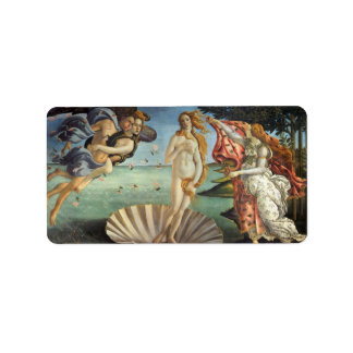 Étiquette La naissance de Vénus par Sandro Botticelli