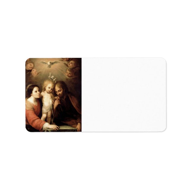 Étiquette La Sainte Famille Sacrada Familia (Devant)