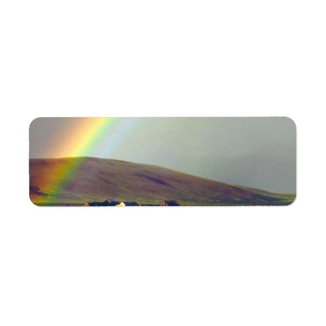 Étiquette La vallée de San Luis après la pluie (Devant)