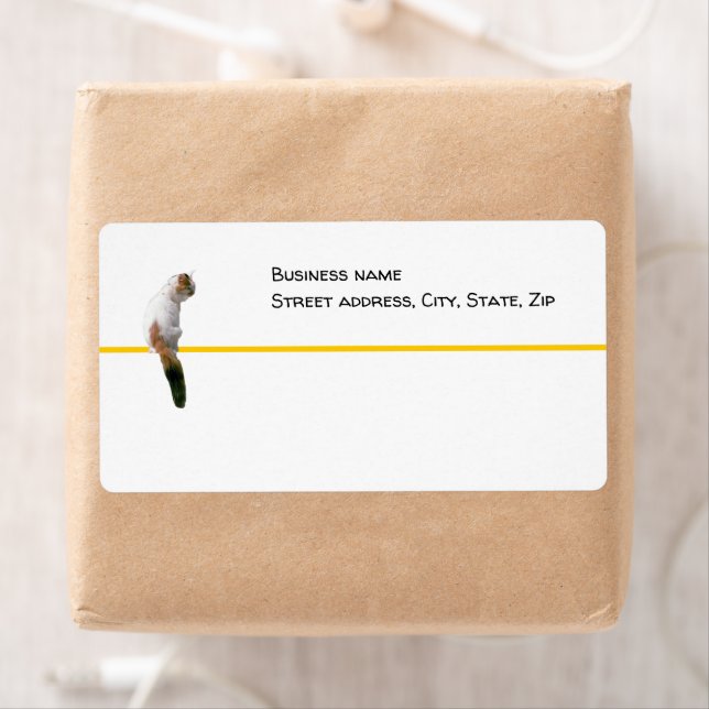 Étiquette Label - shipping - Watch Cat (En situation)