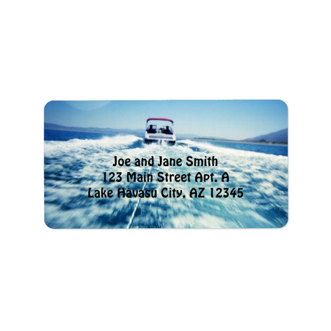 Étiquette Label Sports d'eau (Devant)