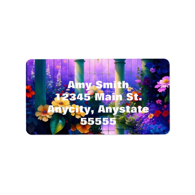Étiquette L'adresse Magic Garden (Devant)