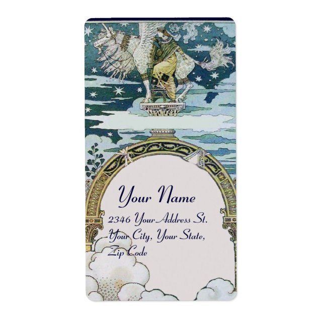 ÉTIQUETTE LADY WITH UNICORN (Devant)