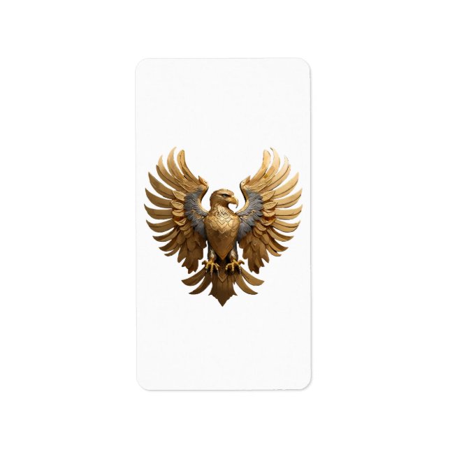 Étiquette L'Aigle royal (Devant)