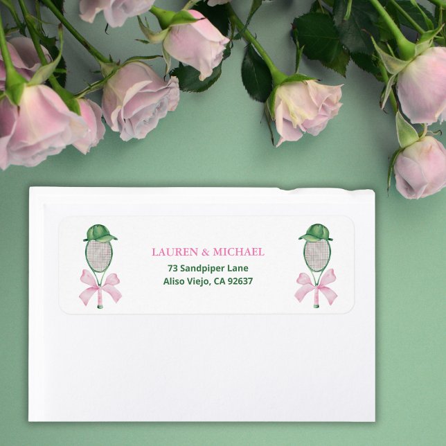 Étiquette L'amour est un retour de tennis de mariage parfait (Créateur téléchargé)