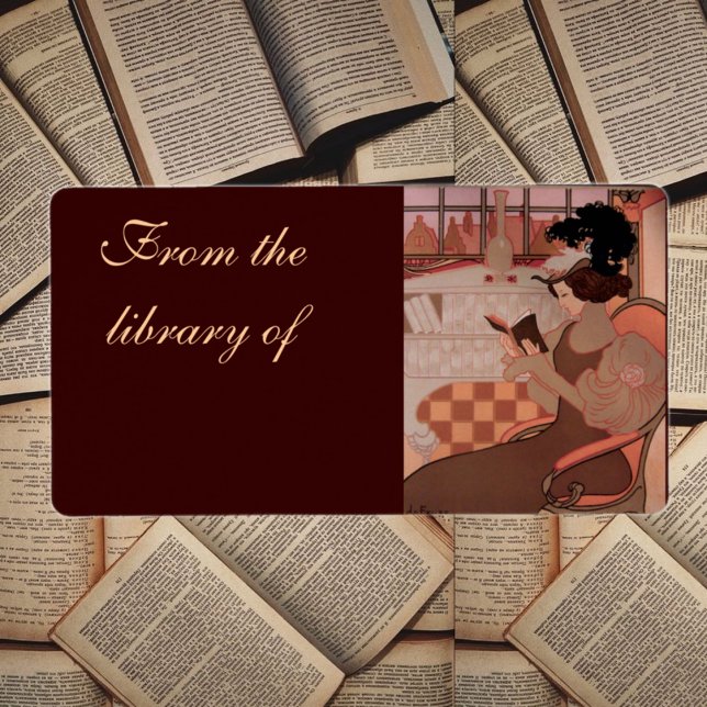 Étiquette L'amoureux du livre (Créateur téléchargé)