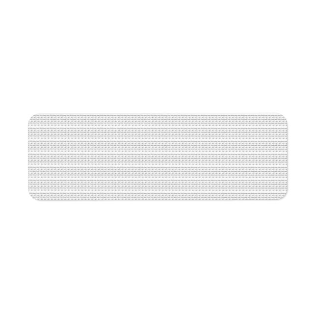 Étiquette Langue Conception Quatorze (Devant)