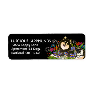 Étiquette LAPPHUND FINLANDAIS - Personnaliser de retour