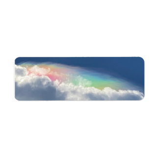 Étiquette L'arc-en-ciel du ciel