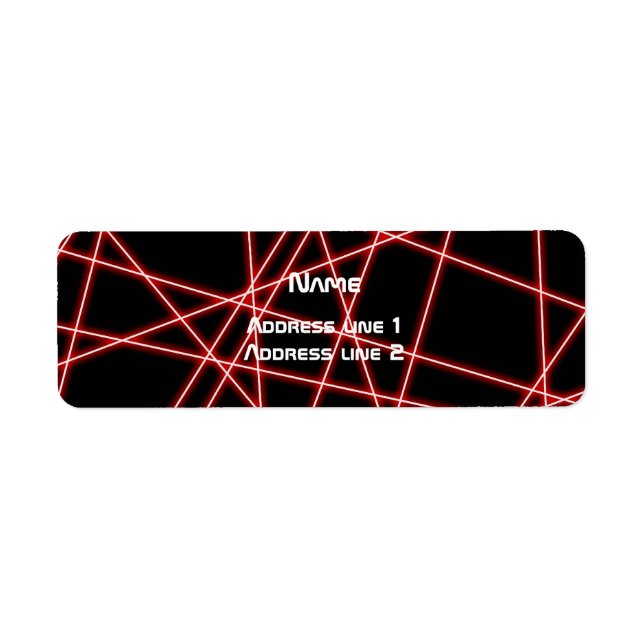 Étiquette Laser (Devant)