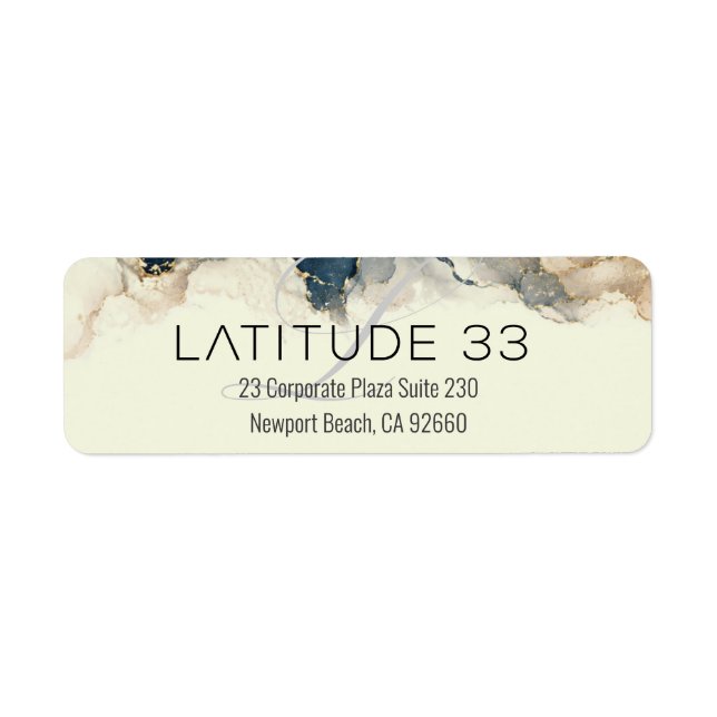 Étiquette Latitude 33 Immobilier (Devant)